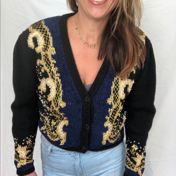 1990’s Vintage Roblin Sinkler Cardigan Sweater - Picture 4 of 14